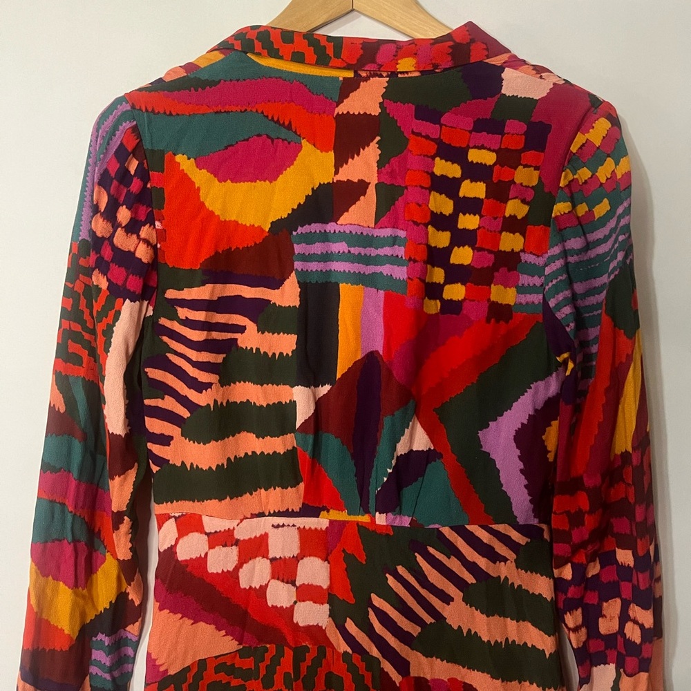 FARM Rio Multicolor Geometric Maxi Dress - Picture 10 of 14